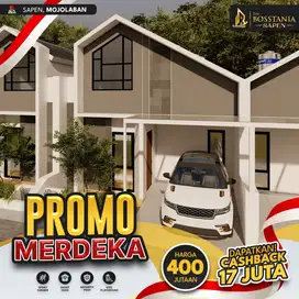 MENARIK RUMAH 2 KAMAR TIDUR HANYA 10 MENIT DARI KAMPUS UNS SOLO