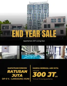 Apartemen JKT Living Star - Cicilan Mulai 1 Jutaan