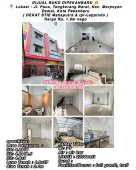 JUAL RUKO JL PAUS