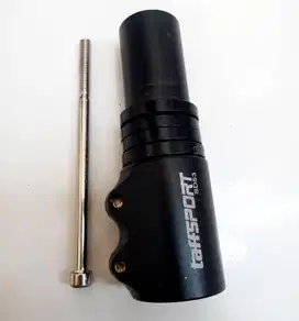 TaffSPORT SD53 Fork Extender Alloy Black - peninggi stang stem sepeda