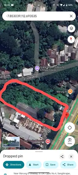 Di Jual Tanah Luas 5760m²
