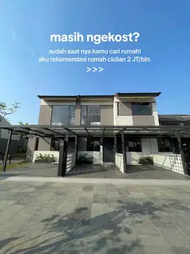 Cicilan Seharga uang Sewa Kost, Cicilan 2 Juta / Bln