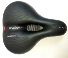 Shinetour Saddle - Sadel Jok Sepeda lebar dan empuk dengan cushion