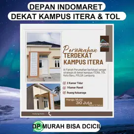 KAVLING RUKO ITERA & Perumahan KOMERSIL AKAD MURNI SYARIAH TANPA BANK