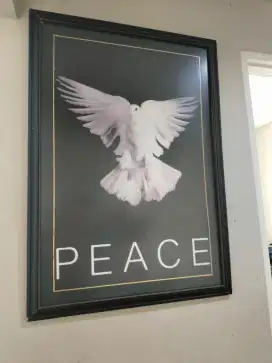 Lukisan peace bagus indah