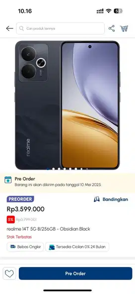 REALME 14T 5G ram 8/128 dan 8/256.baterai 6000.