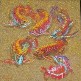 Kolektor lukisan ikan ARWANA