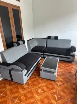 Dijual Kursi Bekas (SOFA L MINIMALIS) Kondisi 90%
