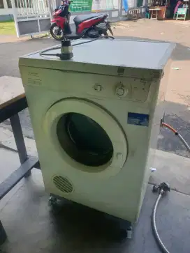 Mesin Dryer Electrolux Konversi Gas Pengering Pakaian Laundry Rusak