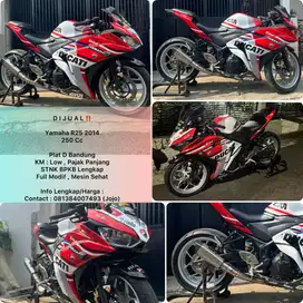 Dijual Yamaha R25 Rp. 27.000.000 Nego Bandung, Jawa Barat.