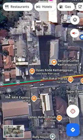 Dijual Tanah Kota Permeter Lokasi startegis di Jln Raya Rawabelong