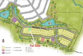 Dijual kavling cakep di Summarecon Bogor cluster Mahogany Island Utama