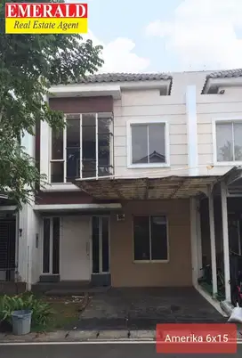 Disewakan Rumah Termurah di Cluster Amerika Green Lake City 6x15