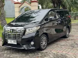 Toyota Alphard G ATPM 2017 Matic Hitam Tanpa PR