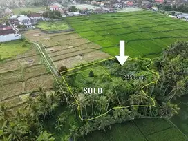 Tanah Los Sungai View Sawah Lodtunduh Ubud Gianyar Bali