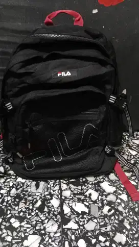 Ransel brand fila hitam original