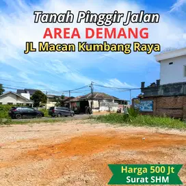 Dijual tanah kosong Palembang area Demang (Dekat Griya Agung)