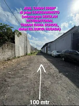 Tanah cokroaminoto UBUNG cocok utk GUDANG dan KOS