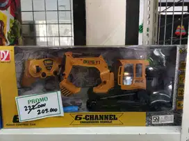 promo spesial mainan anak rc bego excavator