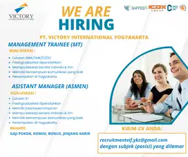Lowongan Kerja Management Trainee dan Asistant Management