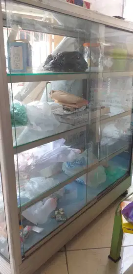 Dijual etalase ukuran tinggi100 lebar100