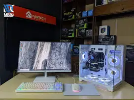 PC Rakitan Gaming Full White Intel Core i5 4590 Ram 16gb VGA GT 730 4g
