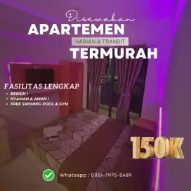 Sewa apartemen Jakarta Timur Bassura city Harian Transit Termurah