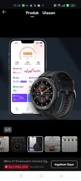 Smart watch Xiomi Mibro x1