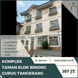 DIJUAL RUMAH DI KOMPLEK TAMAN ELOK BINONG TANGERANG - VIA CESSIE
