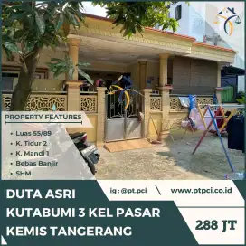 DIJUAL RUMAH DI DUTA ASRI KUTABUMI PASARKEMIS TANGERANG - VIA CESSIE