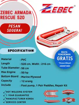 Perahu Karet Zebec Untuk Rescue