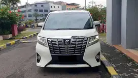 Toyota Alphard 2.5 G Pilot Seat AT White On Beige 2018 NIK 2017 Low KM