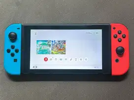 Nintendo Switch V2 OFW – Neon Red & Blue