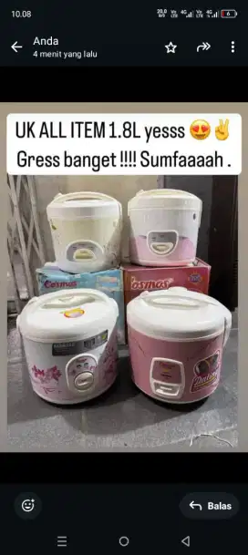 Siapa tau ada yang mau borongin nih mejikom merk cosmos hrga rungkad