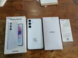 Samsung A55s 5G Grs resmi 4 bulan 100% mulus mirip baru jarang pakai