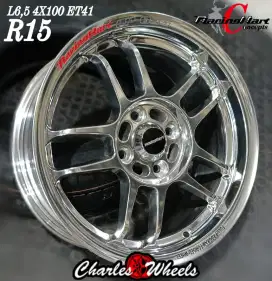 VELG BARU RACING HARD R15 4X100 BRIO AGYA AYLA JAZZ DLL