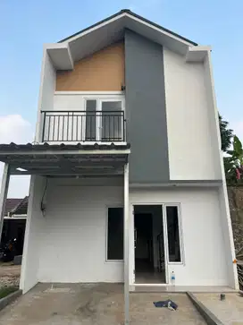 Rumah 2 Lantai Scandinavian DP 0% akses 15 menit ke Tol Sawangan