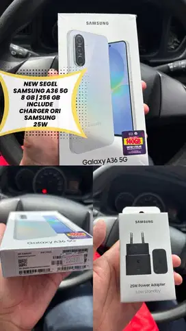 Samsung A36 5G 8GB | 256GB + Charger Samsung Original