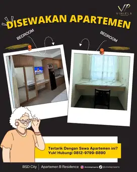 Vco - Disewa B-Residence BSD Tower Rose Studio Furnish
