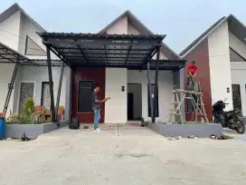 Kanopi baja ringan atap spandek polos