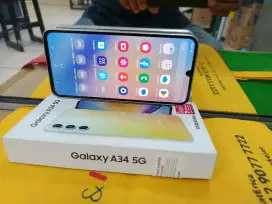 samsung A 34 5G Ram 8 /256 gb lengkap mulus no minus.