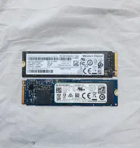 SSD Nvme WD 1Tb dan Toshiba 512Gb
