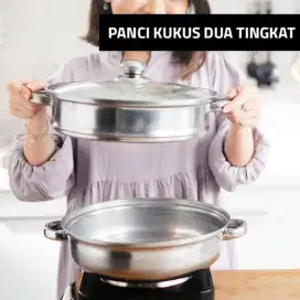 Panci Dimsum Siomay / Panci Kukus 2 Susun