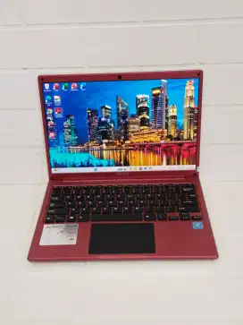 Axioo Mybook 14F 
Intel celeron N4020 CPU 
Ram 8 GB 
SSD 256 GB