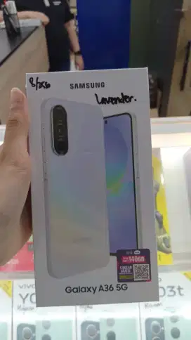 SAMSUNG A36 5G 8/256GB SEGEL BOX - GARANSI RESMI 1 TAHUN
