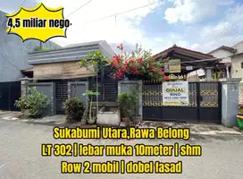 Rumah hitung tanah strategis jalan musa dekat pasar bunga rawabelong