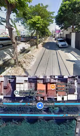 Rumah Hitung Tanah Komersial Raya Manyar Kertoadi