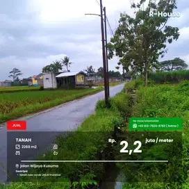 Tanah pinggir jalan Wijaya Kusuma