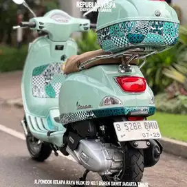 Piaggio Vespa Lx Iget Batik Series 150 Th 2023 WARNA HIJAU LIKE NEW