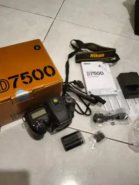 NIKON D7500 BO NO MINUS SC DIBAWAH SERIBU (100 PETIK AJA)